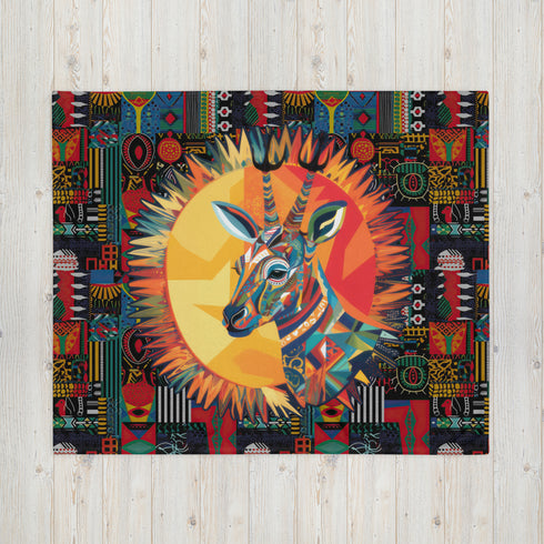 Gazelle Mama Africa Blanket